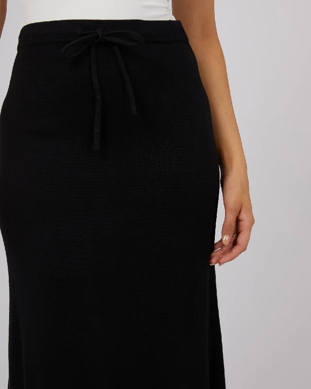 All About Eve Knit Skirt Black