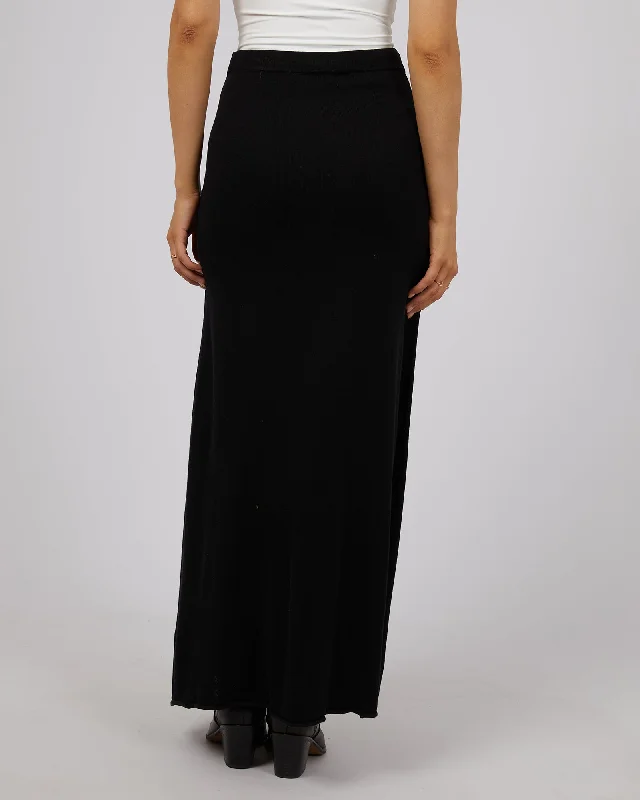 All About Eve Knit Skirt Black