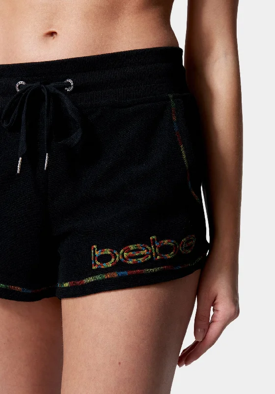 Bebe Logo Surf Terry Short