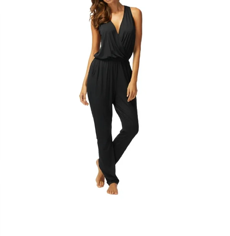 Daiquiri Caribbean Jump Suit In Black