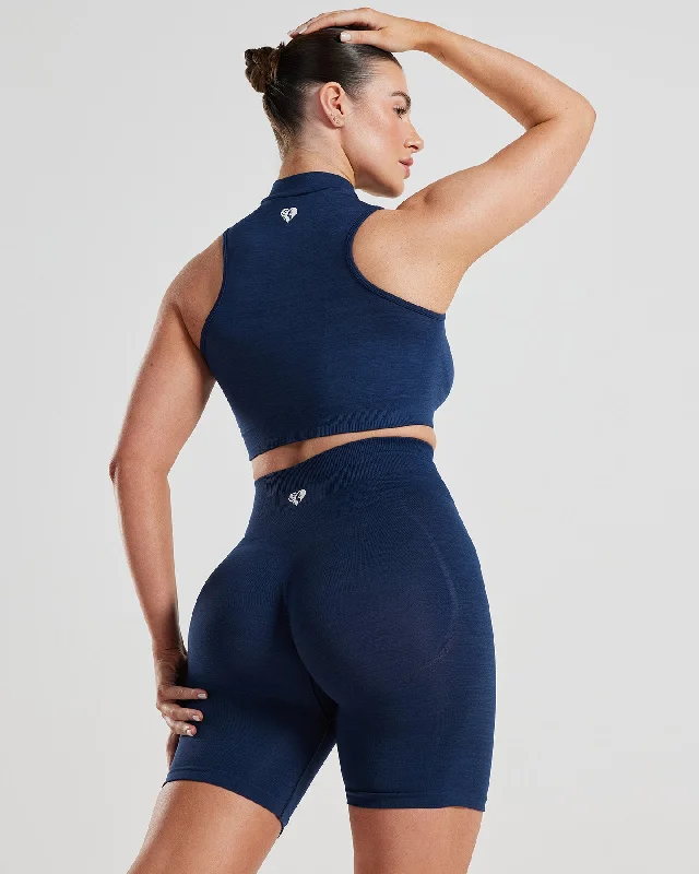 Define Scrunch Seamless Cycling Shorts | Sapphire Blue