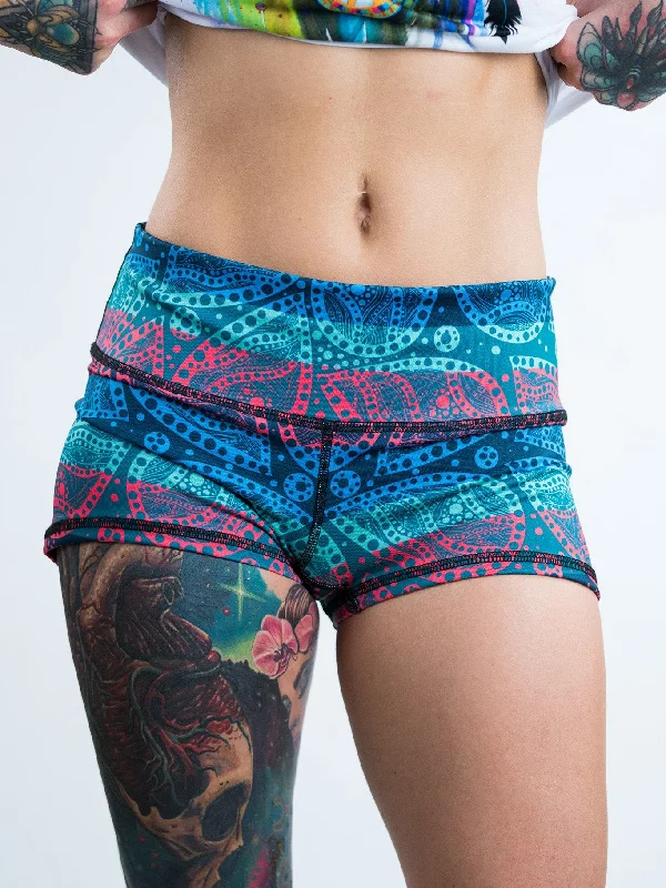 Dope Pattern Yoga Shorts