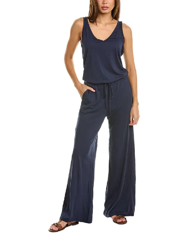 Michael Stars Double V-Neck Jumpsuit