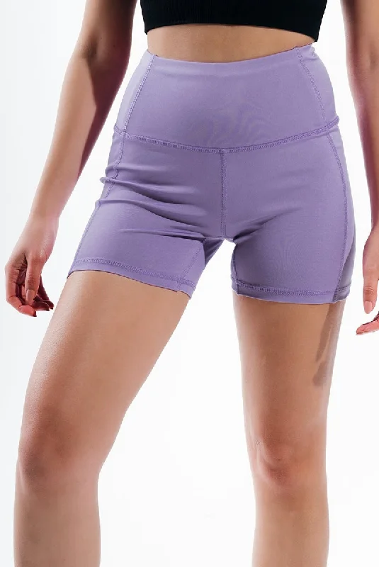 Paisley Purple Basic Hot Shorts