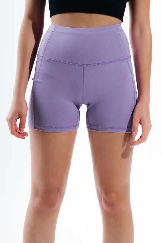 Paisley Purple Basic Hot Shorts