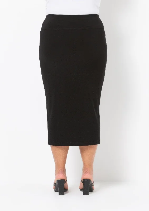 1023 Long Stretch Jersey Skirt