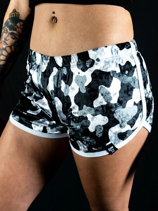 Snow Camo Retro Shorts