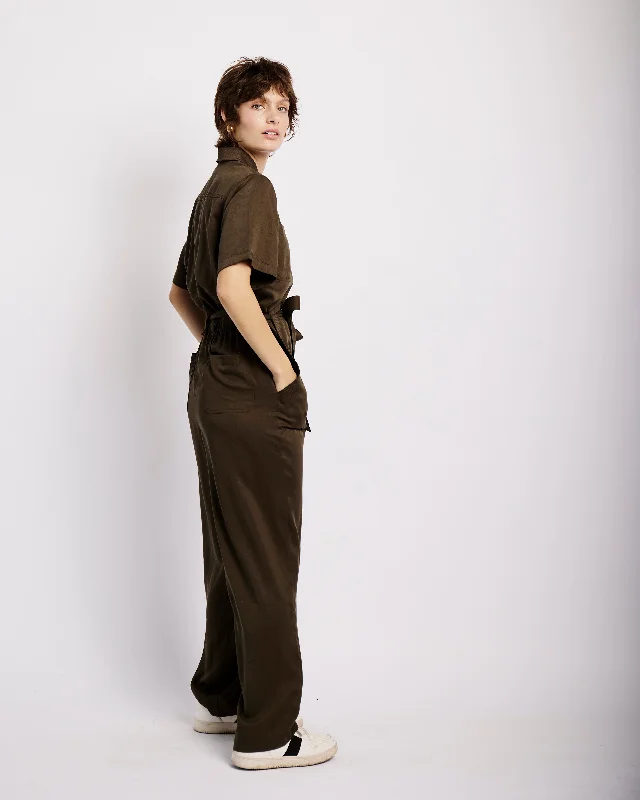 The Lyocell Boiler Suit in Fatigue