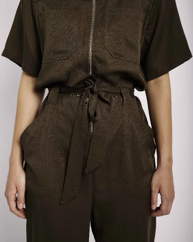 The Lyocell Boiler Suit in Fatigue