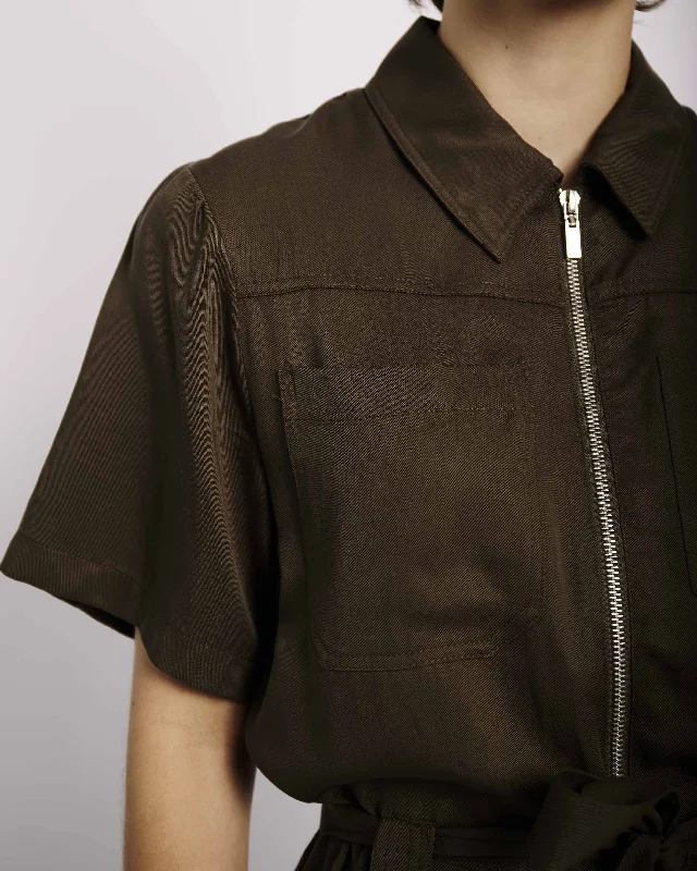 The Lyocell Boiler Suit in Fatigue