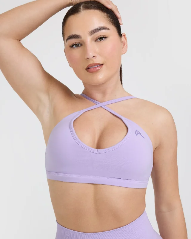 Timeless Strappy Bralette | Lavender Purple