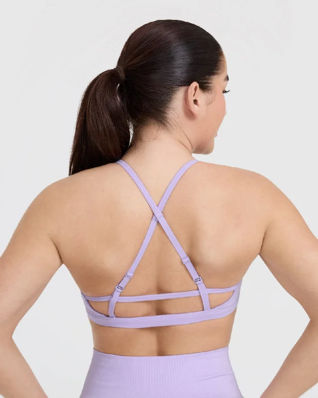 Timeless Strappy Bralette | Lavender Purple