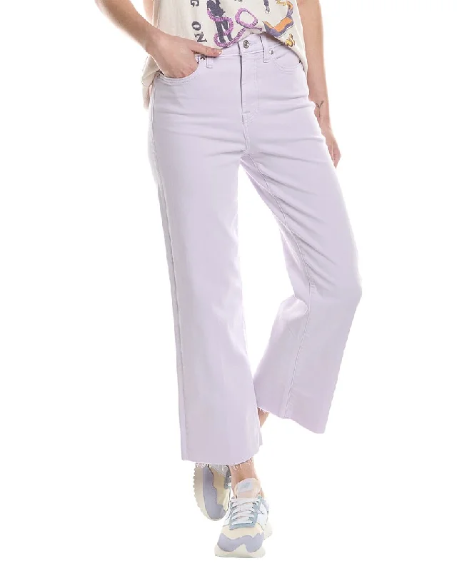 7 For All Mankind Alexa Lavender Fog Cropped Jean