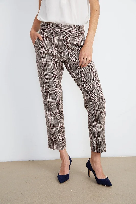 Abigail Plaid Pant (Red)