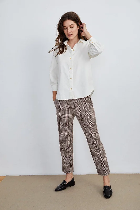 Abigail Plaid Pant (Red)