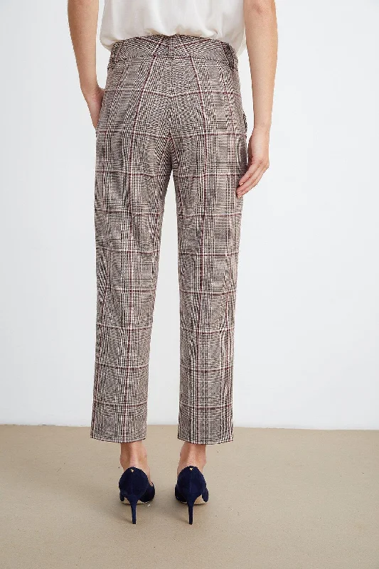 Abigail Plaid Pant (Red)