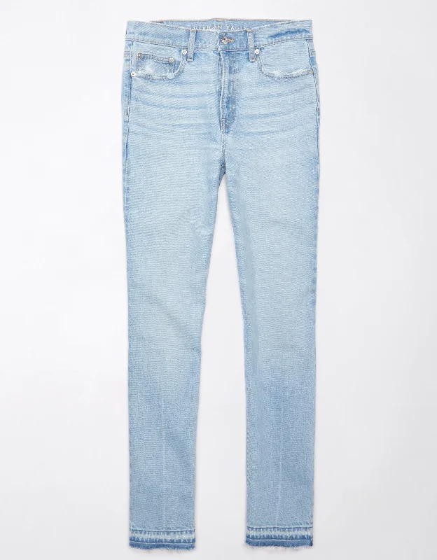 AE Stretch Super High-Waisted Straight Jean