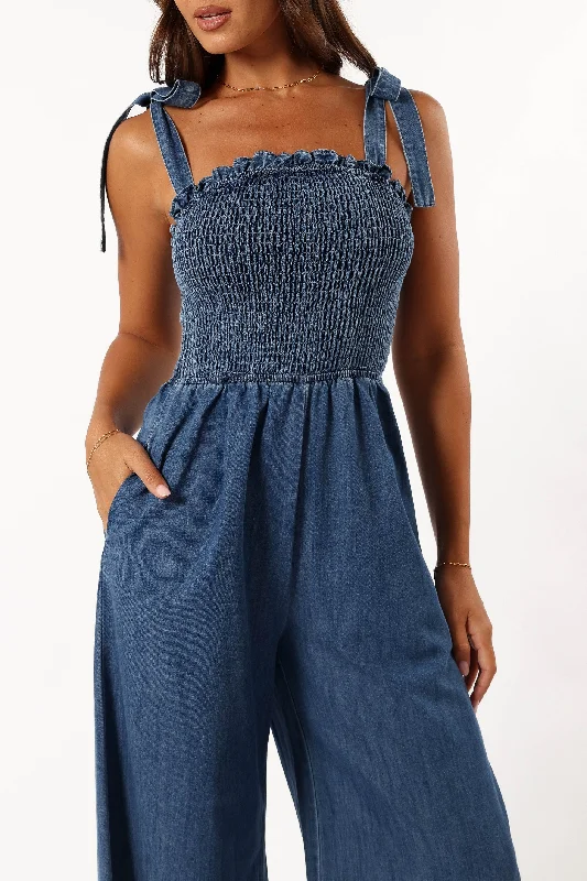 Alexia Jumpsuit - Medium Denim