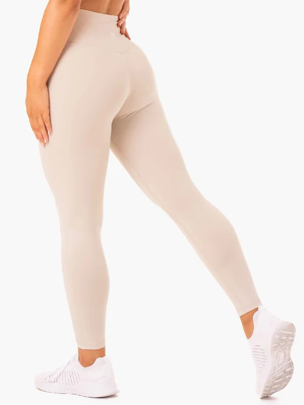 Base Full Length High Waisted Leggings - Mushroom