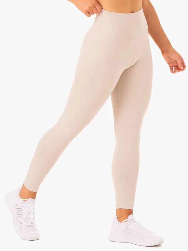 Base Full Length High Waisted Leggings - Mushroom