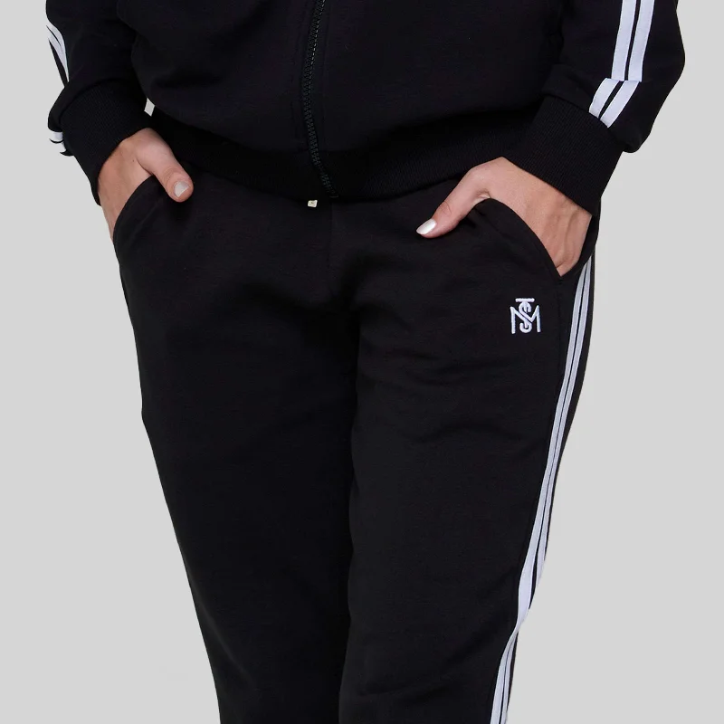 BERENICES BLACK SPORT TROUSERS