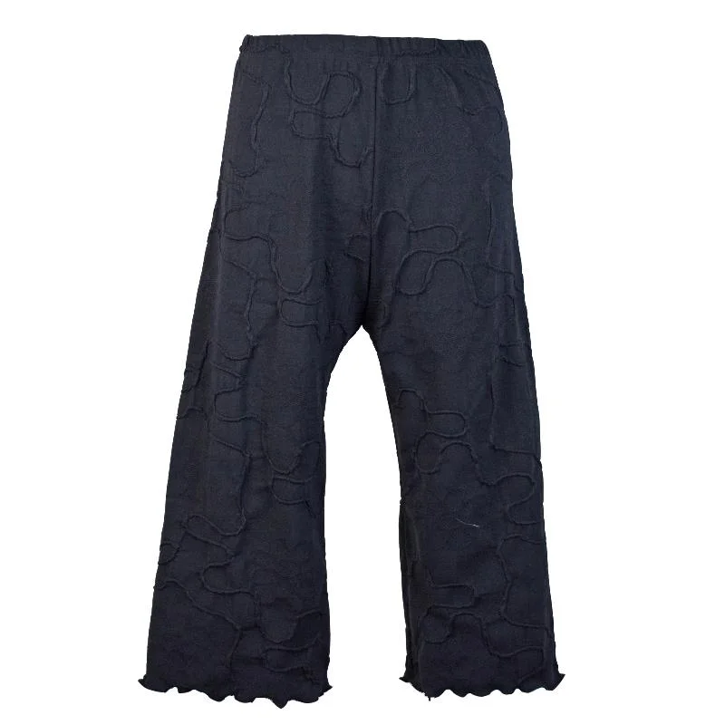 Black Conduit Clam Digger Pant