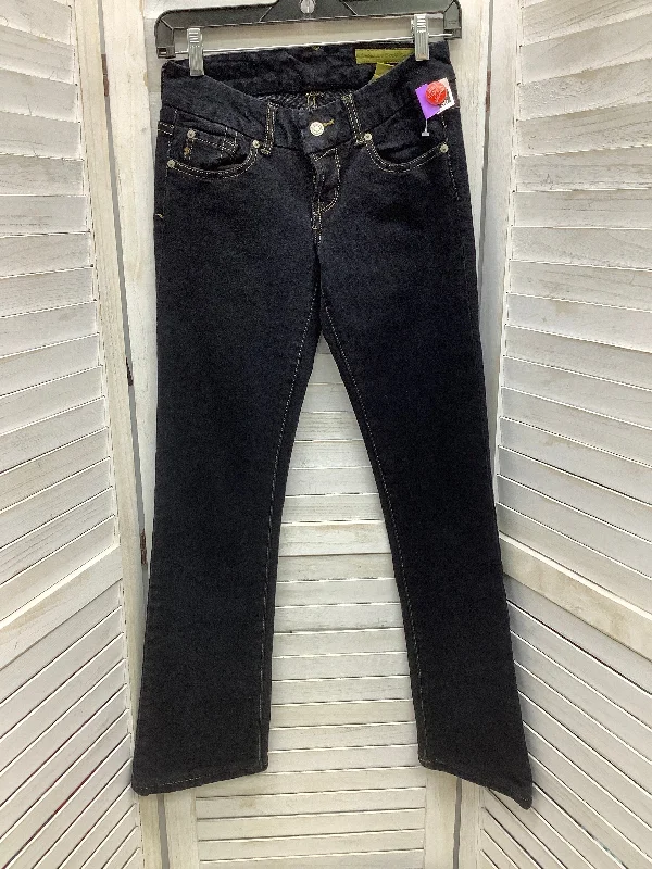 Blue Denim Jeans Boot Cut 7 For All Mankind, Size 00