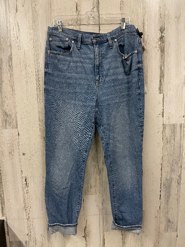 Blue Denim Jeans Boyfriend Madewell, Size 14