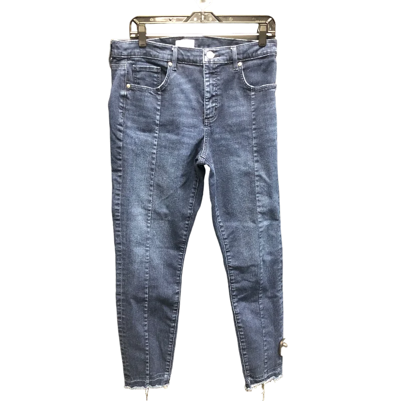 Blue Denim Jeans Skinny Loft, Size 12