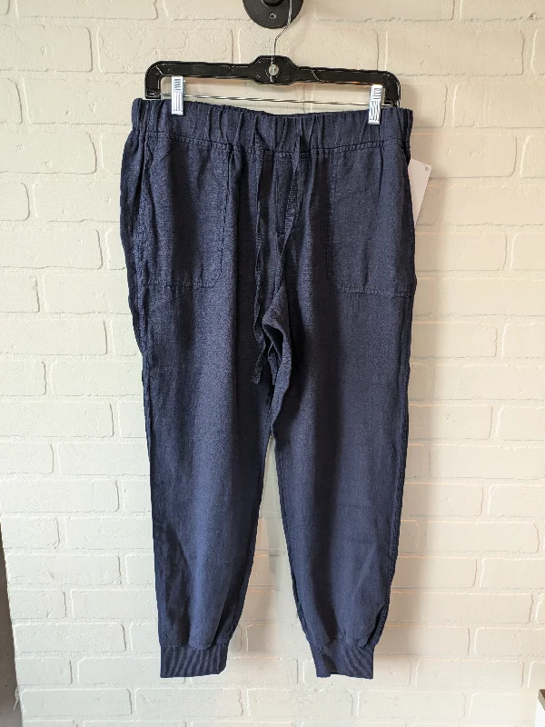 Blue Pants Linen Caslon, Size 4