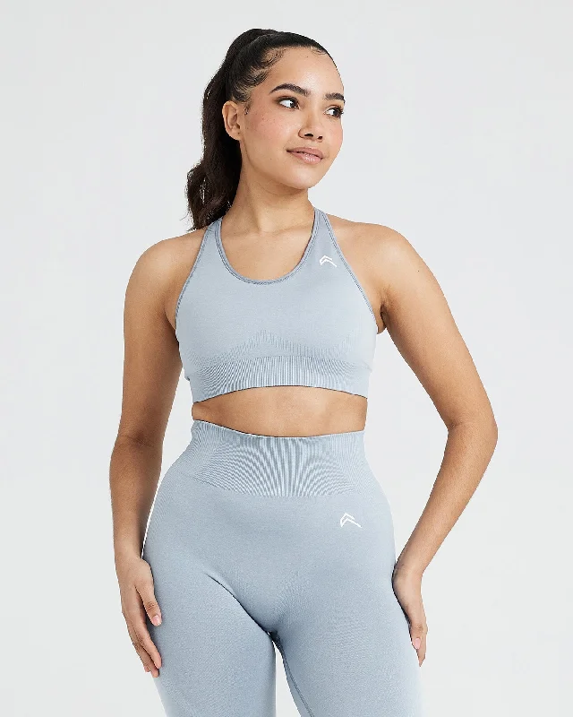 Classic Seamless 2.0 Bralette | Smoke Grey Marl