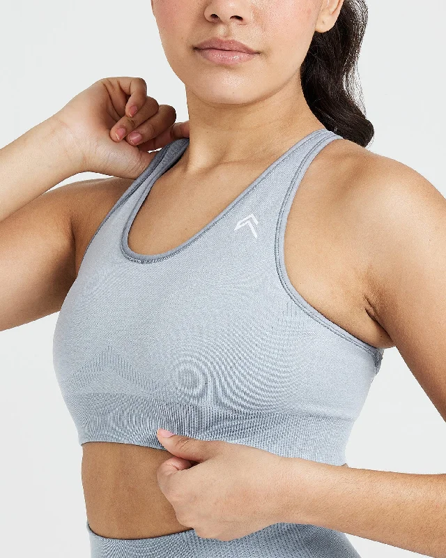 Classic Seamless 2.0 Bralette | Smoke Grey Marl