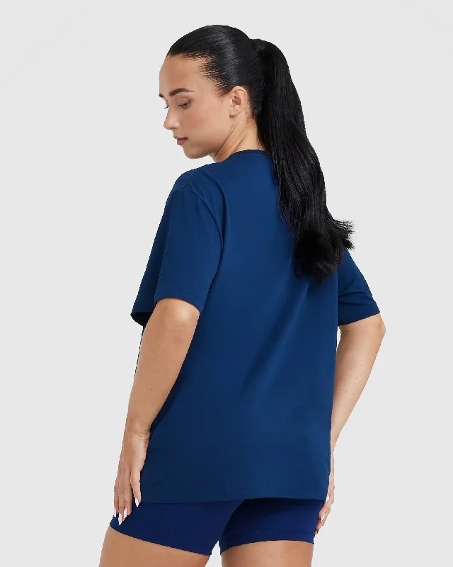 Classic Oversized Lightweight T-Shirt | Midnight