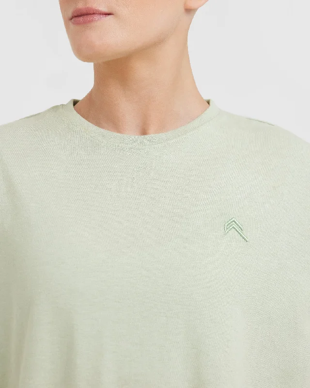 Classic Oversized Lightweight T-Shirt | Tea Green