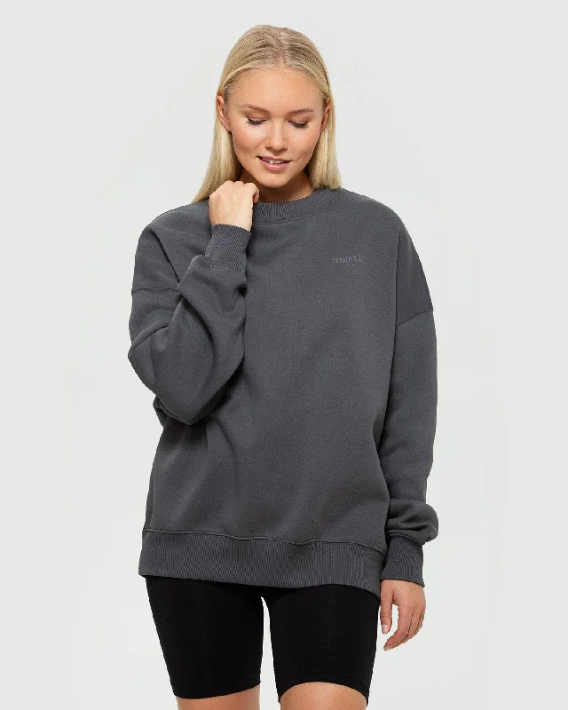 Comfort Oversized Crew Neck | Graphite