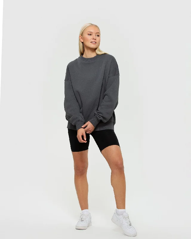 Comfort Oversized Crew Neck | Graphite