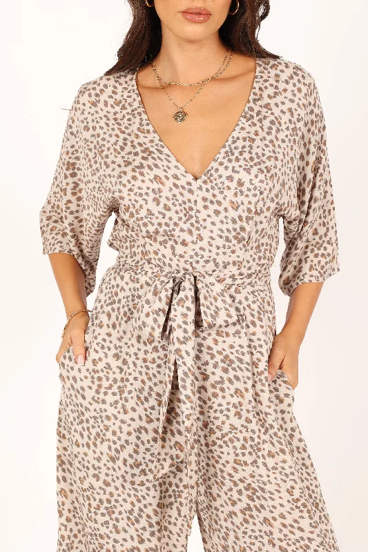 Corey Jumpsuit - Leopard