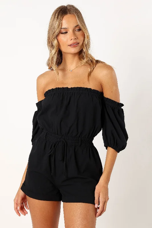 Daniella Playsuit - Black