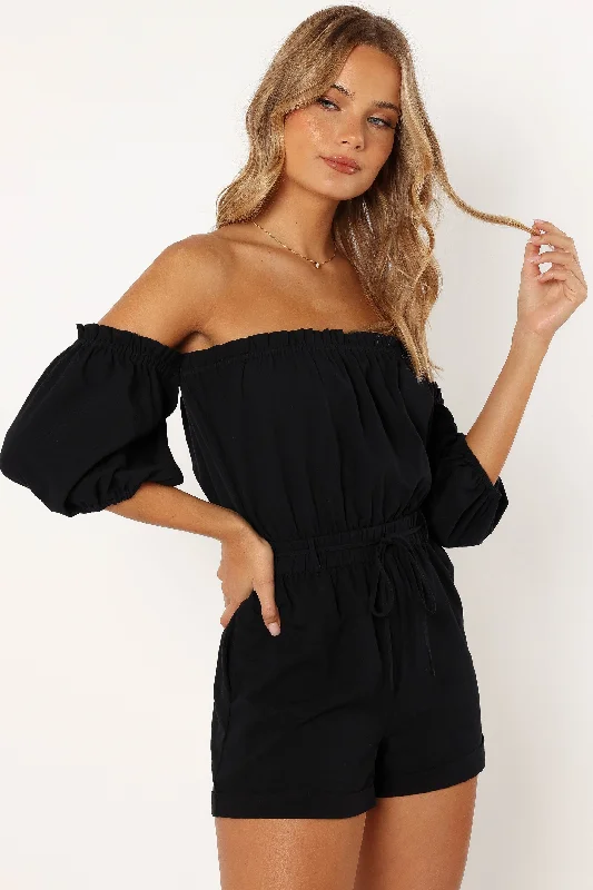 Daniella Playsuit - Black