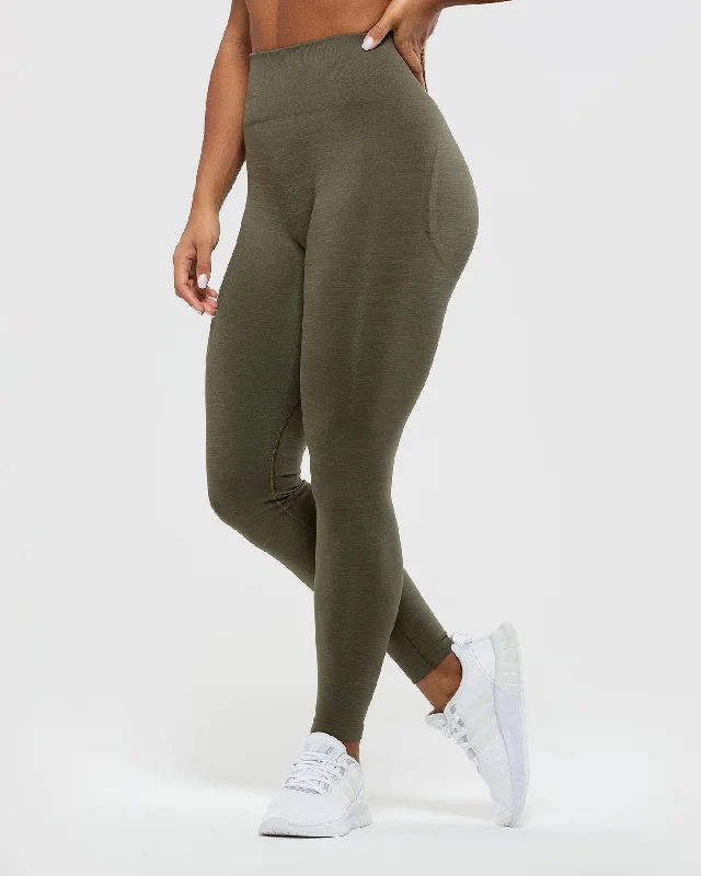 Define Scrunch Seamless Leggings | Khaki