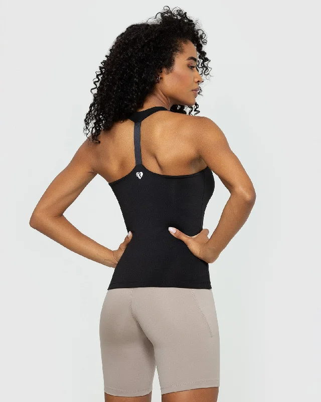 Essential Second Skin 2-Layer Tank | Black