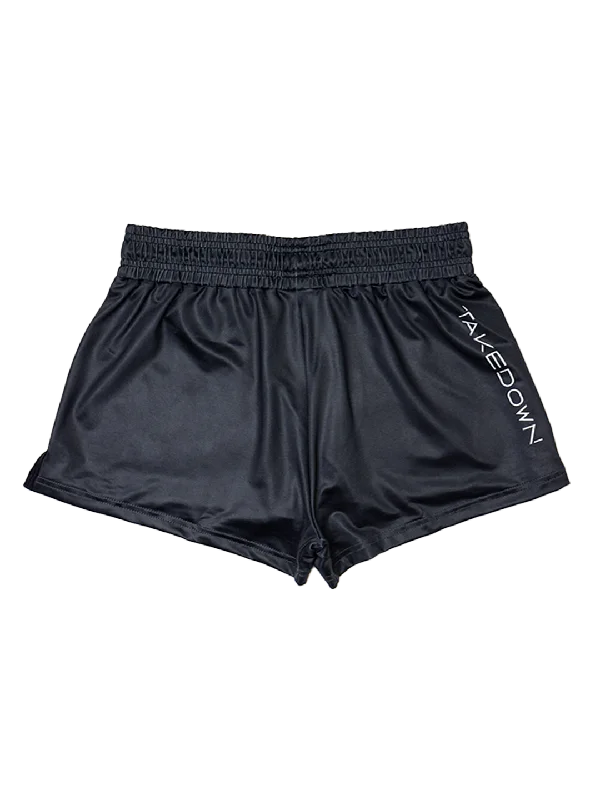 Essential Women's Fight Shorts (3"" Inseam) - Black