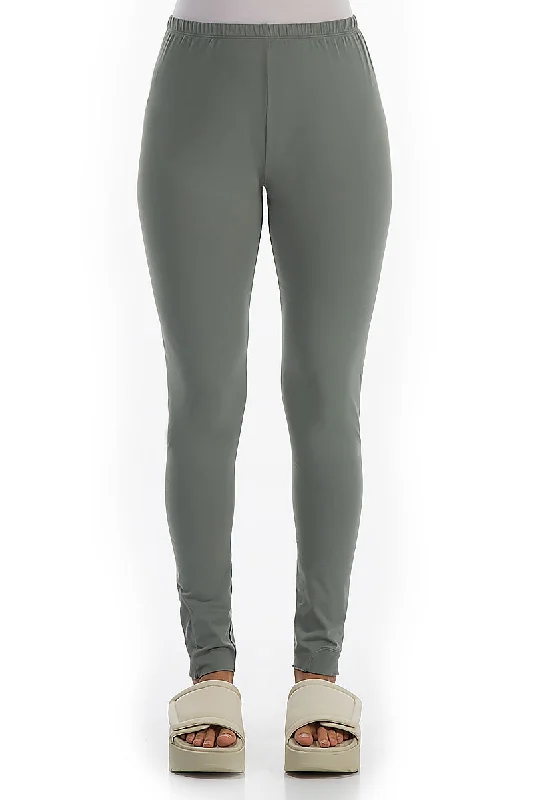 Flexi Edge Sage Cotton Leggings