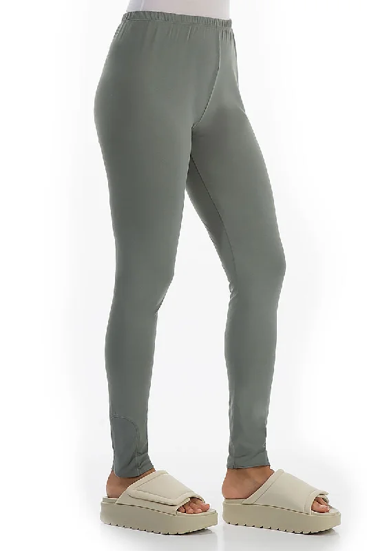 Flexi Edge Sage Cotton Leggings