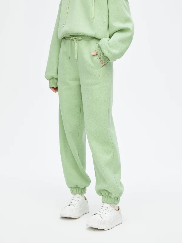 Fresh Green Drawstring Sweatpants