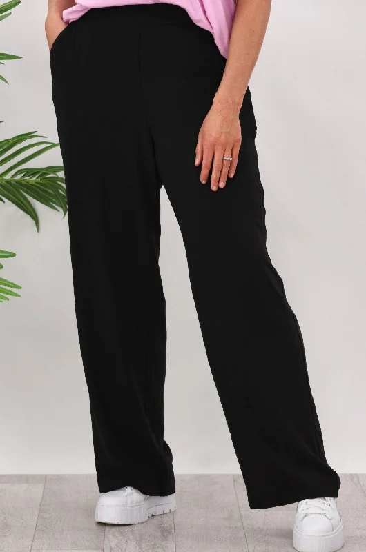 Gloss by Shine On Liberty Wide Leg Pants Black