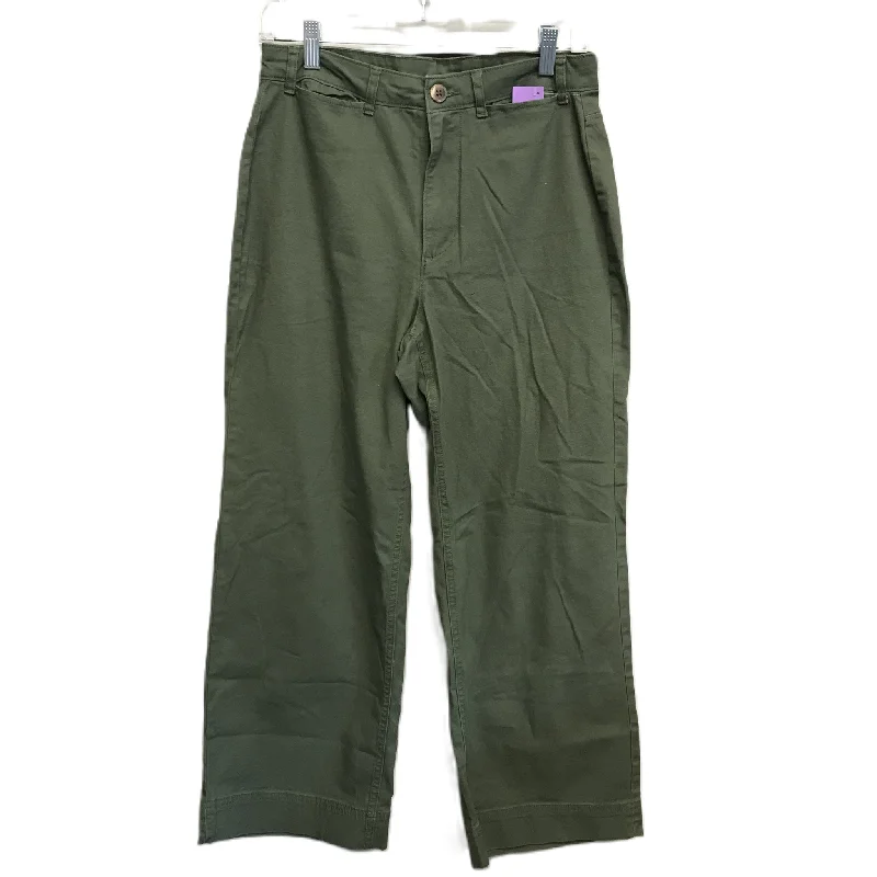 Green Pants Wide Leg By Old Navy, Size: 4