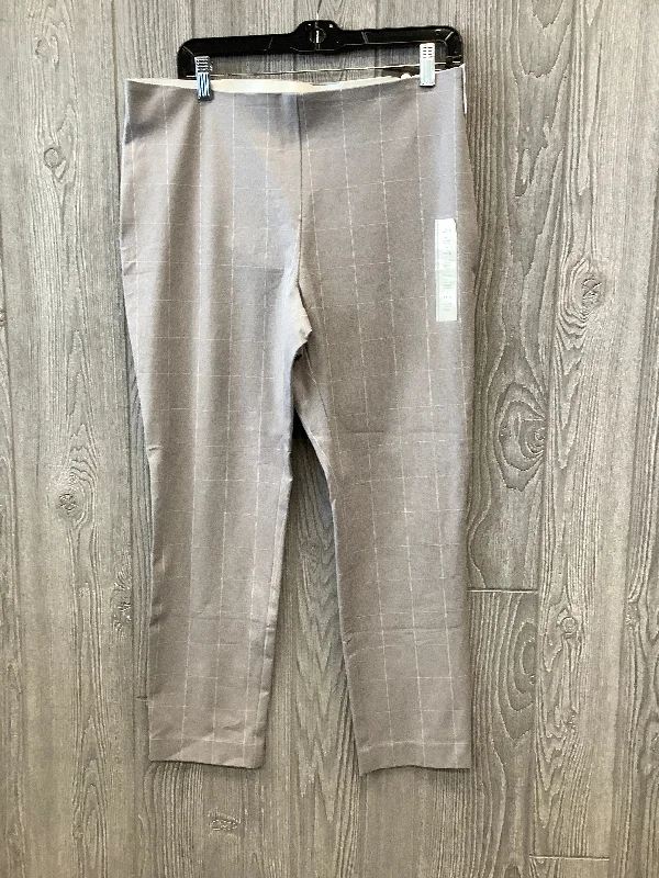 Grey Pants Cropped A New Day, Size 12