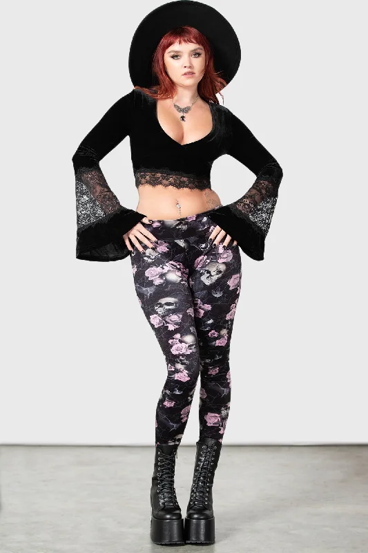 Hematite Leggings [BLACK/PINK]