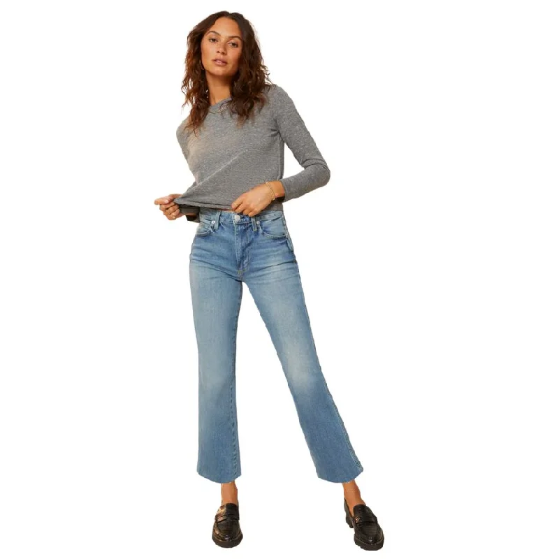 High Rise Kick Crop Jeans (Topanga)